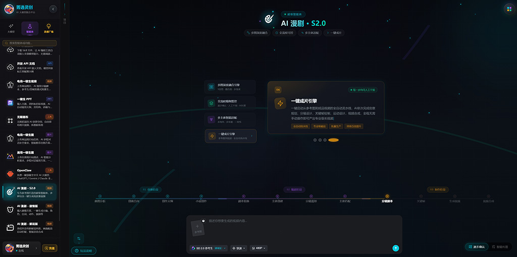 漫剧与绘本创意生成